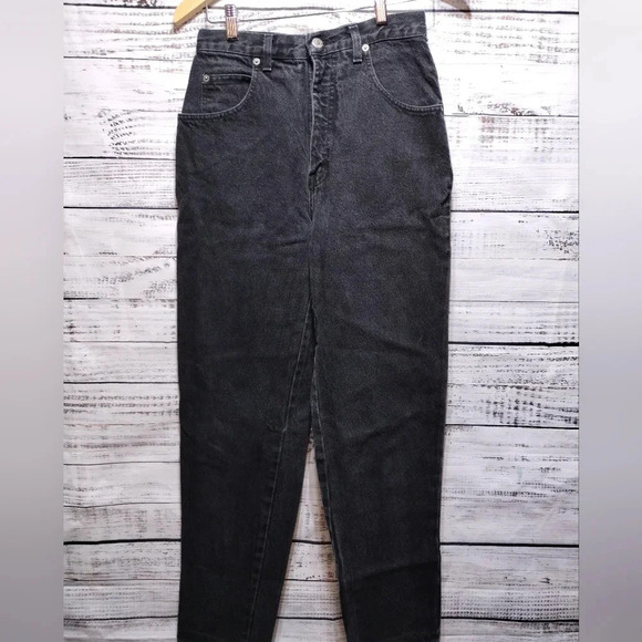 Bonjour Mom Jeans in Black size 10 High Rise Classic 90's Straight Vintage - Picture 4 of 4